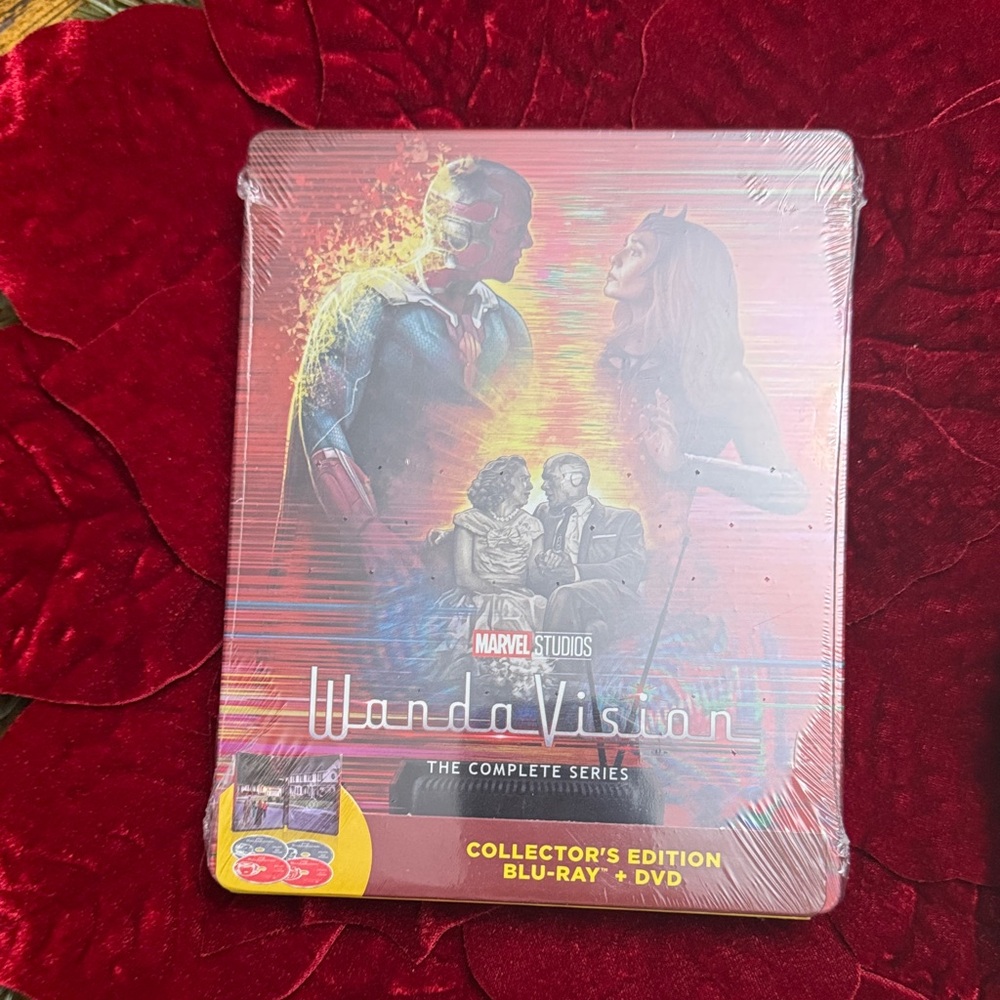 Marvel WandaVision Collector's Edition Blu-ray + DVD - Red and Black